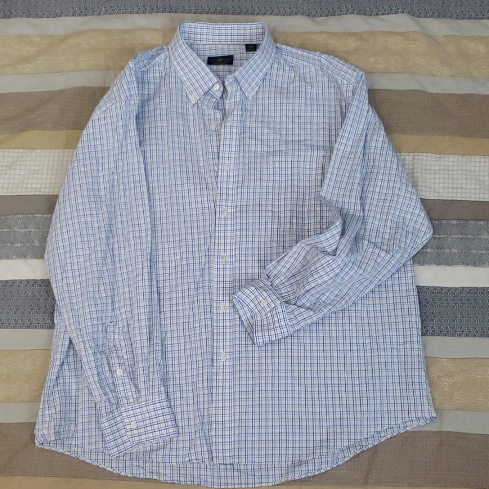 Mens dress shirt 18 neck
